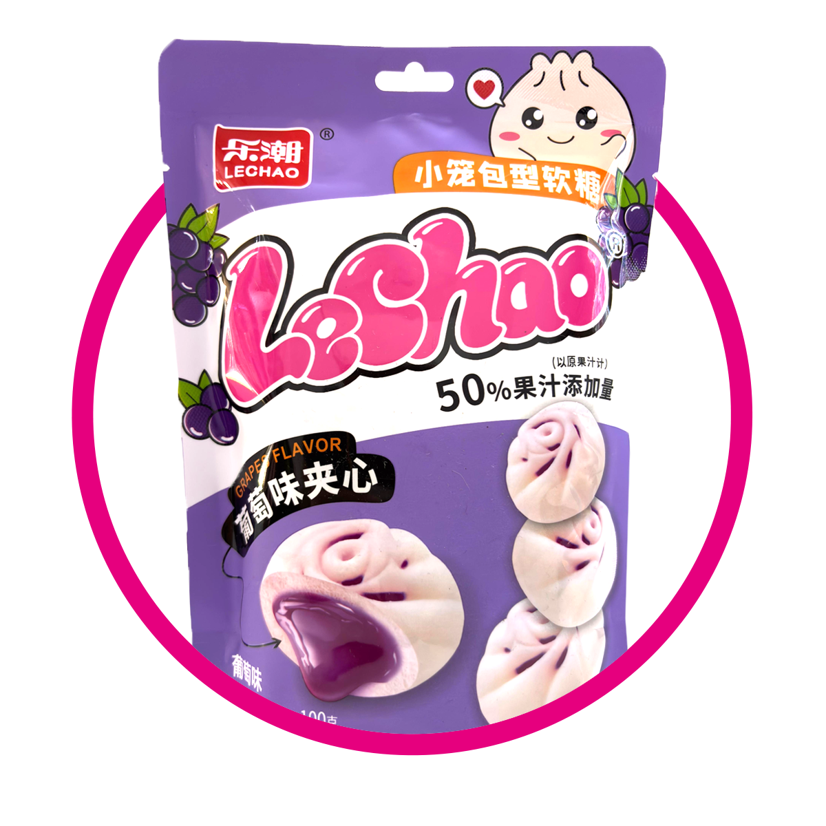 Bolsa de Lechao Xiao Long Bao Uva 100 g