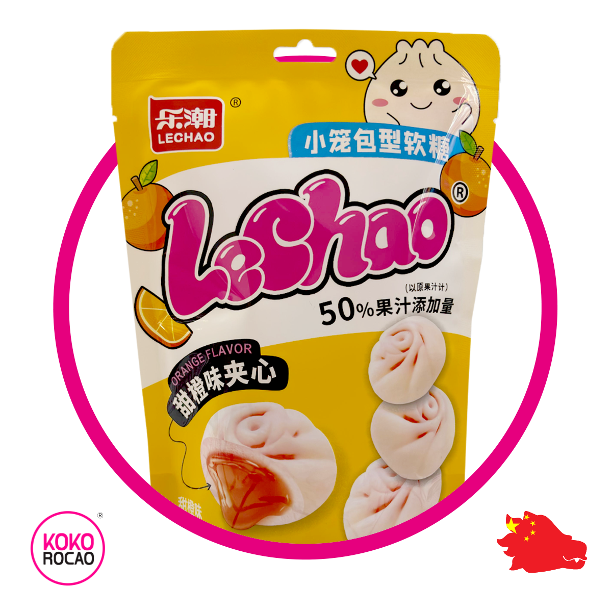 Bolsa de Lechao Xiao Long Bao Naranja 100 g