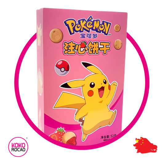 Caja de Leda Food Pokemon Pikachu Fresa 52 g
