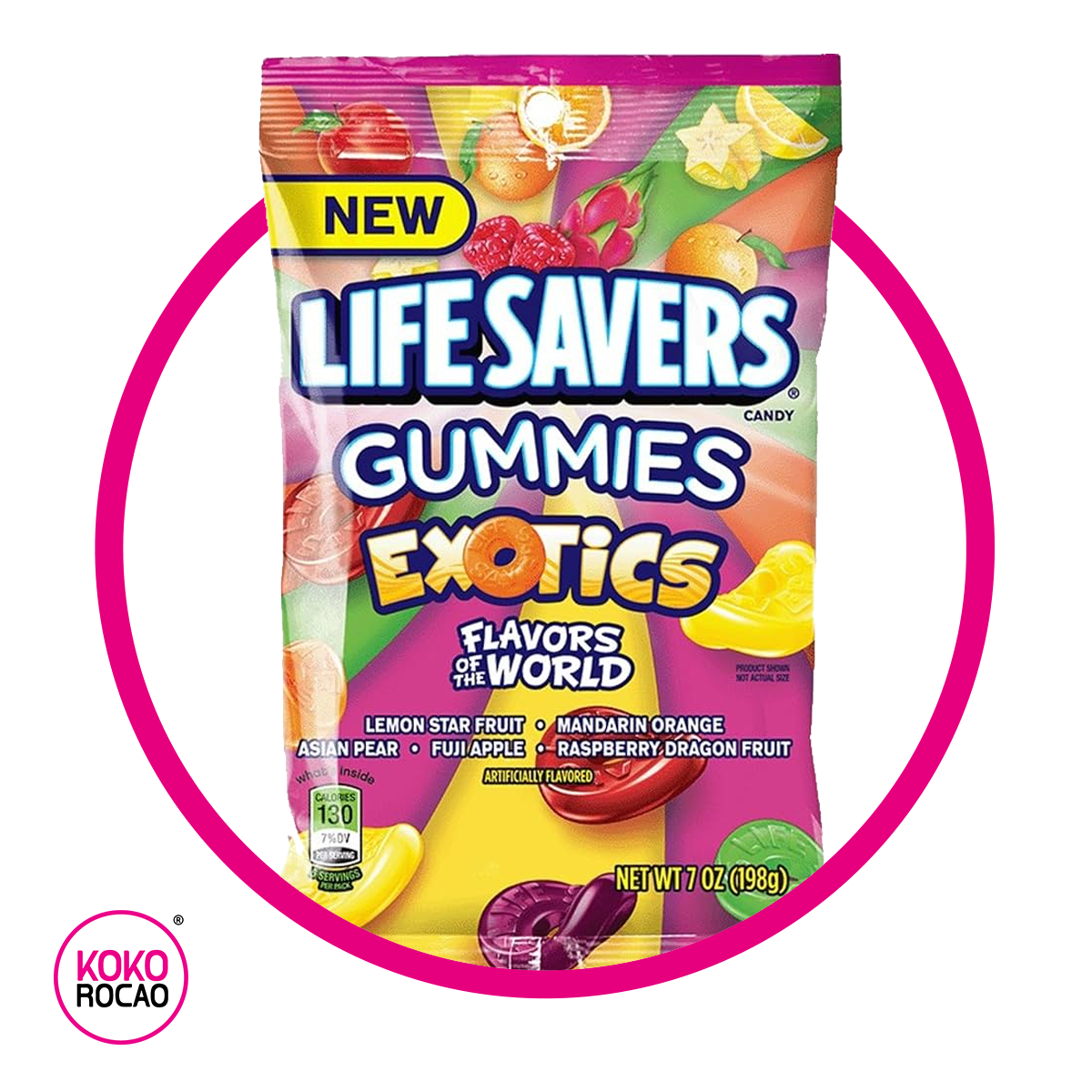 Bolsa de Life Savers Exotics 198 g