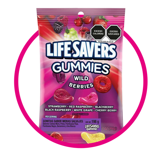 Bolsa de Life Savers Berries 198 g