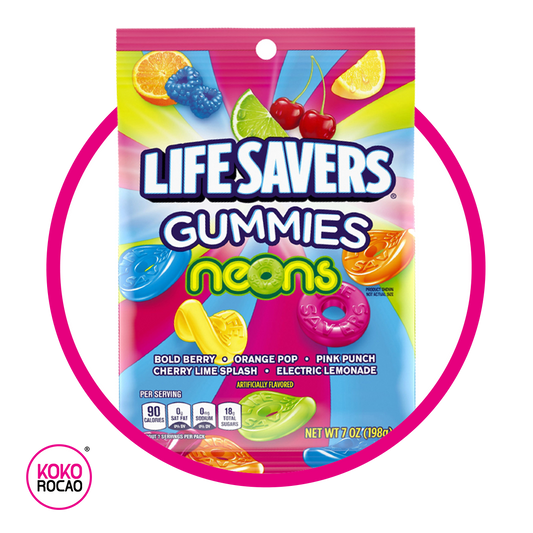 Bolsa de Life Savers Neons 198 g