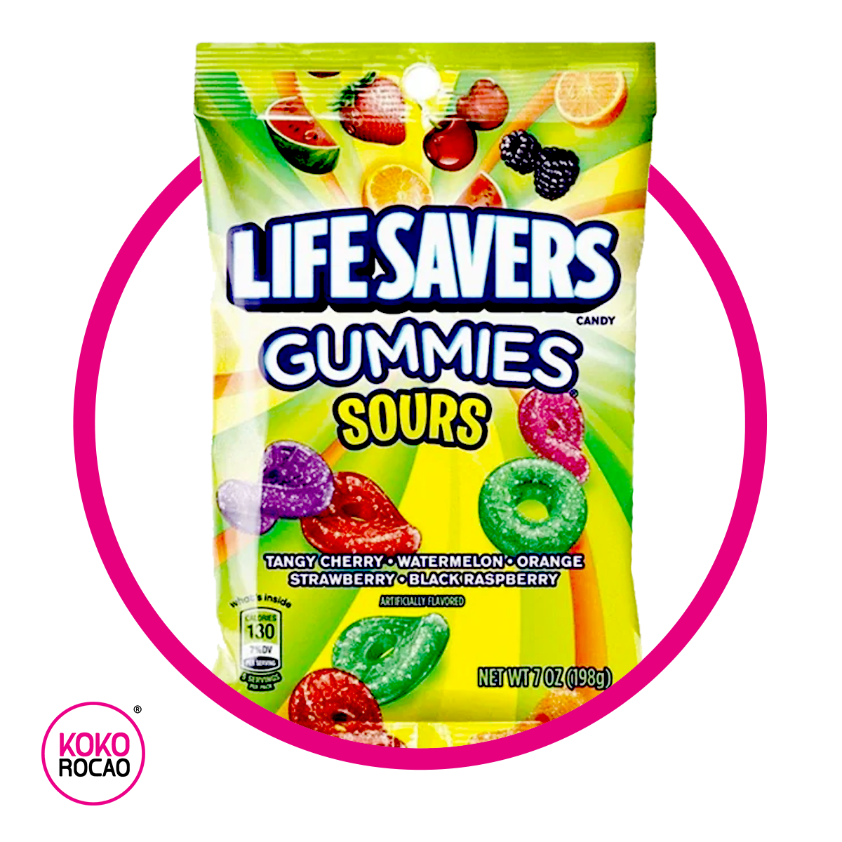 Bolsa de Life Savers Sour 198 g