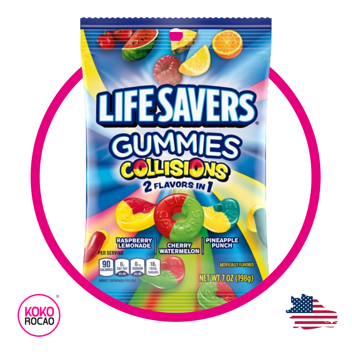 Bolsa de Life Savers Collisions 198 g