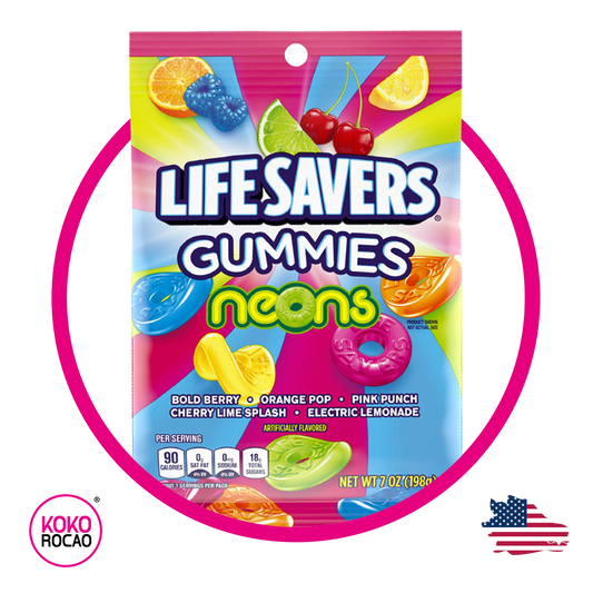 Bolsa de Life Savers Neons 198 g