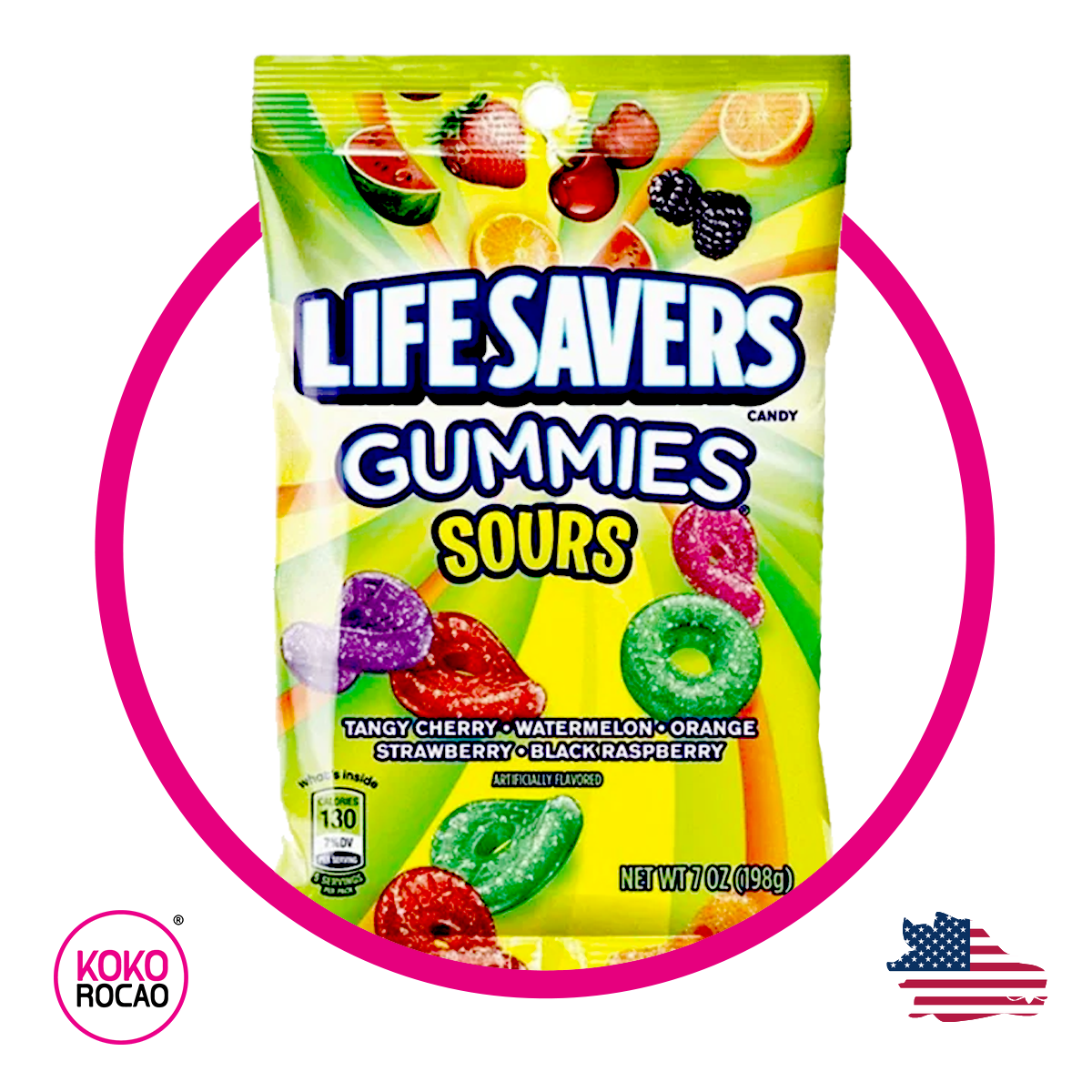 Bolsa de Life Savers Sour 198 g