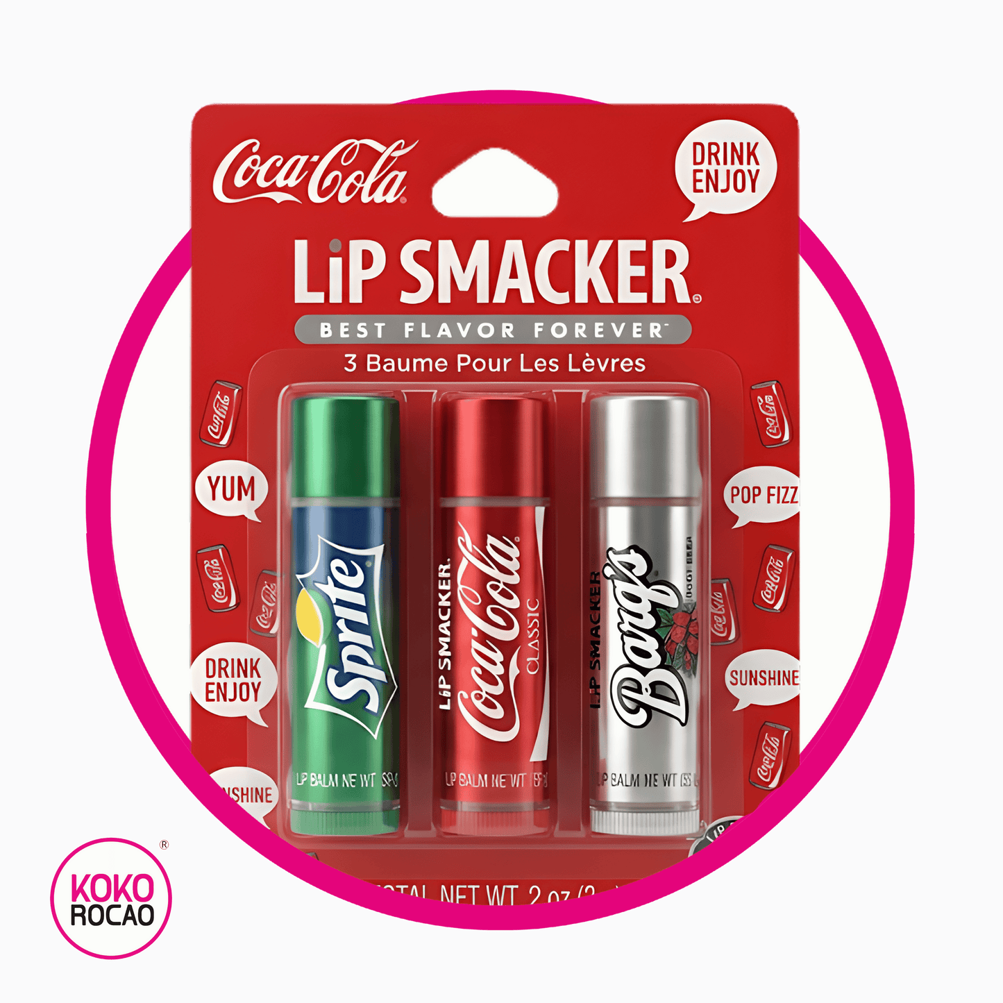 Lip Smacker Coca Cola Trio