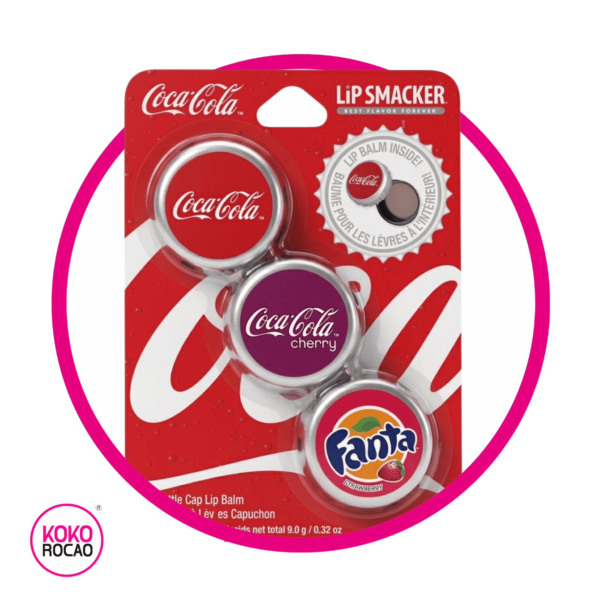 Lip Smacker Coca Cola Trio Bottle Cap