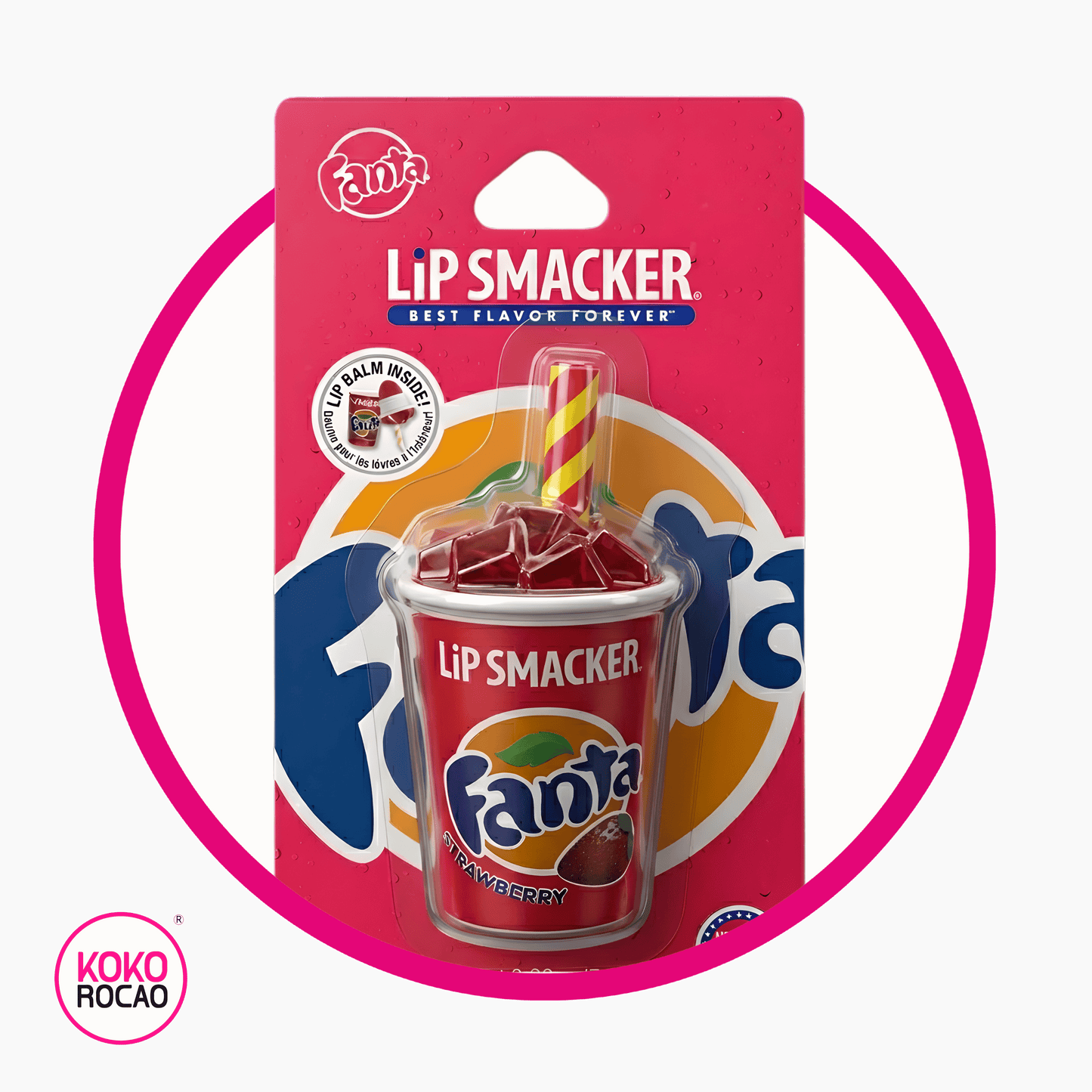 Lip Smacker Fanta Strawberry Vaso