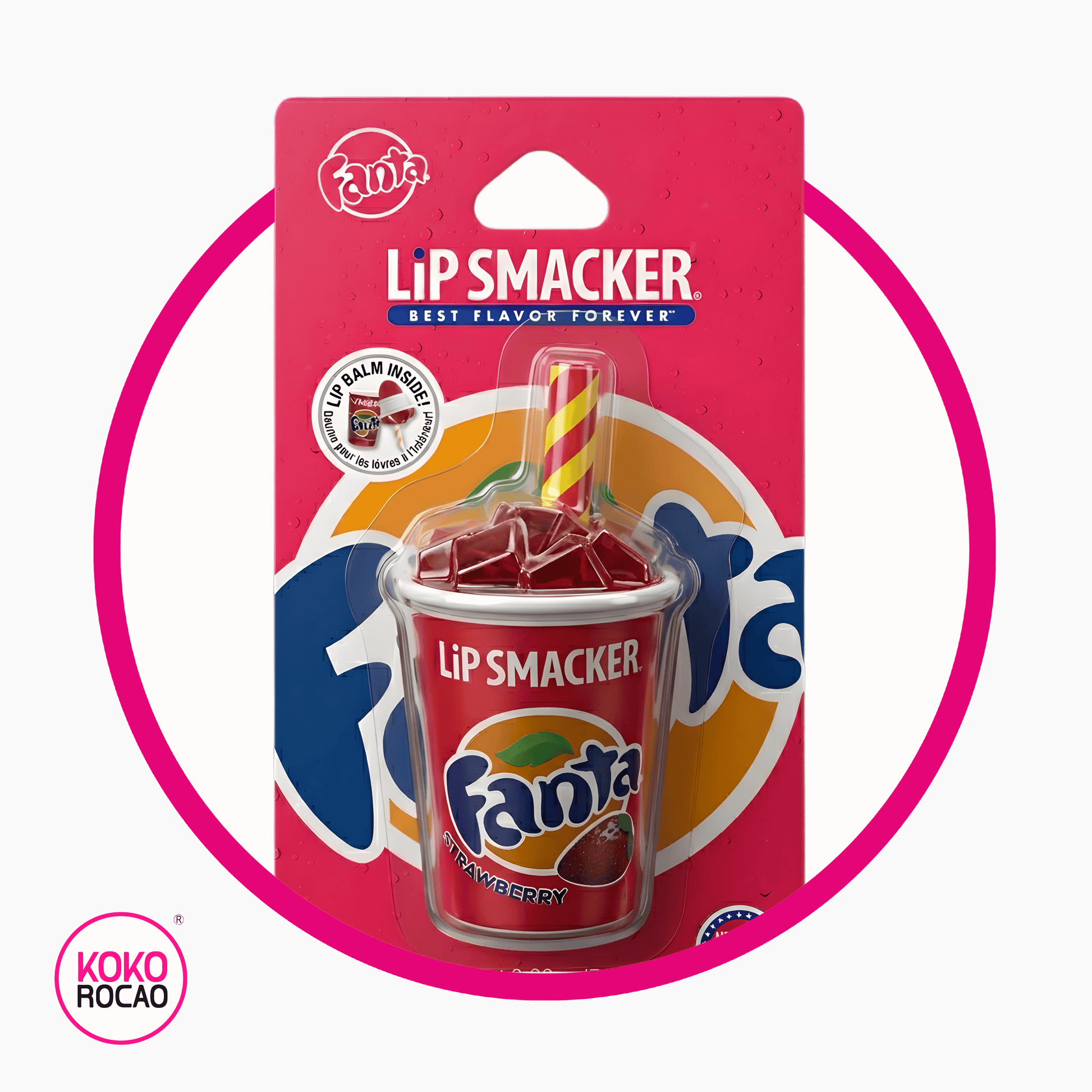 Lip Smacker Fanta Strawberry Vaso