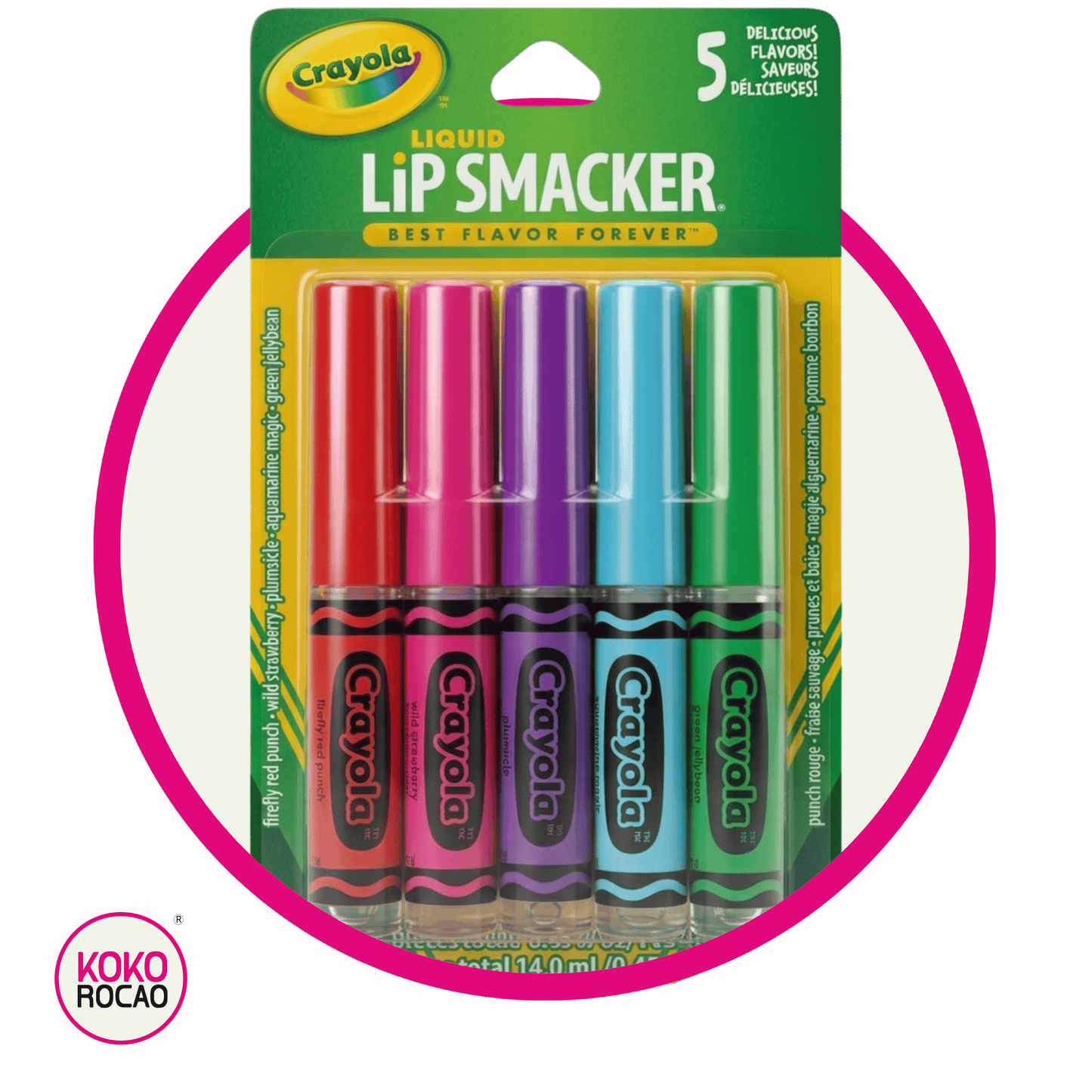 Caja de Lip Smacker Liquid Crayola