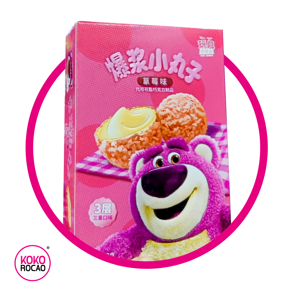 Caja de Lotso Biscuit Strawberry 50 g