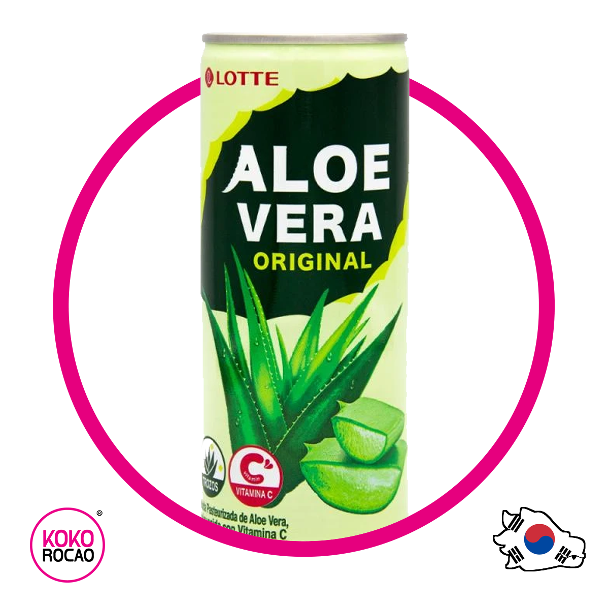 Lata de Lotte Aloe Vera 240 ml
