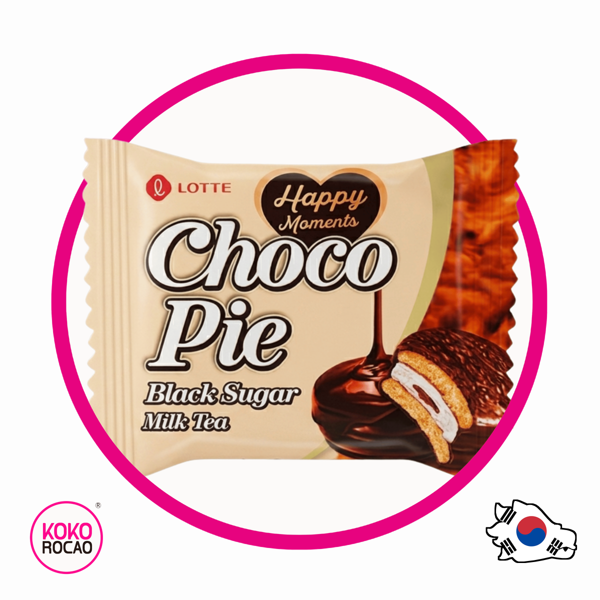 Lotte Choco Pie Black Sugar 37 g