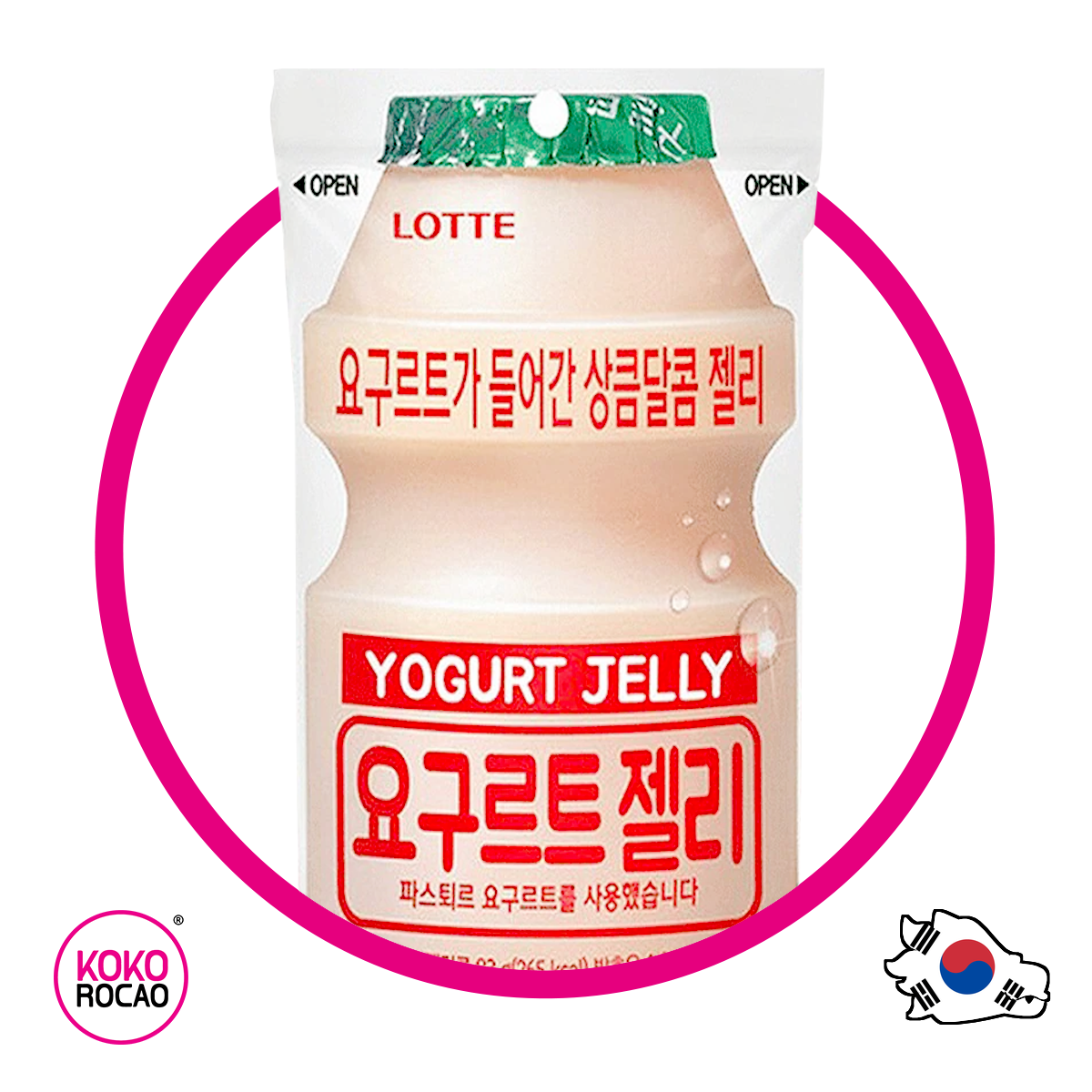 Bolsa de Lotte Yogurt Jelly Gelatin 50 g