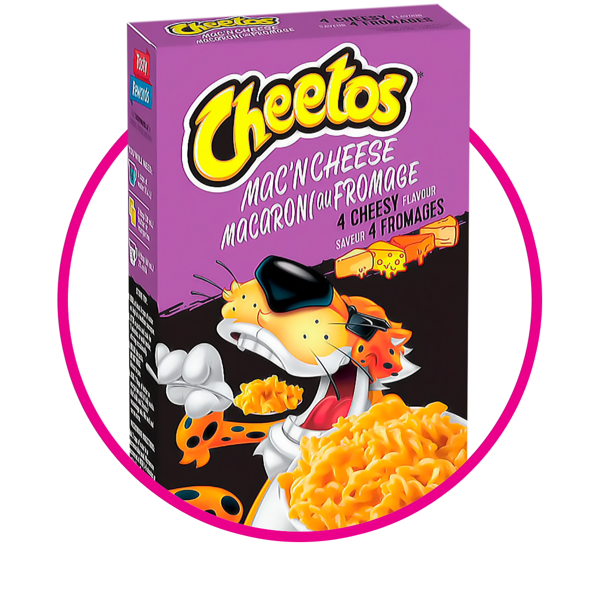 Caja de Macn Cheese Cheetos Four Cheesy 170 g