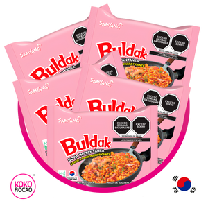 PAQUETE DE 5 RAMEN BULDAK CARBONARA