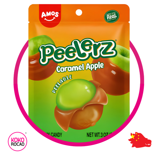 AMOS PEELERZ CARAMEL APPLE GUMMY 85G