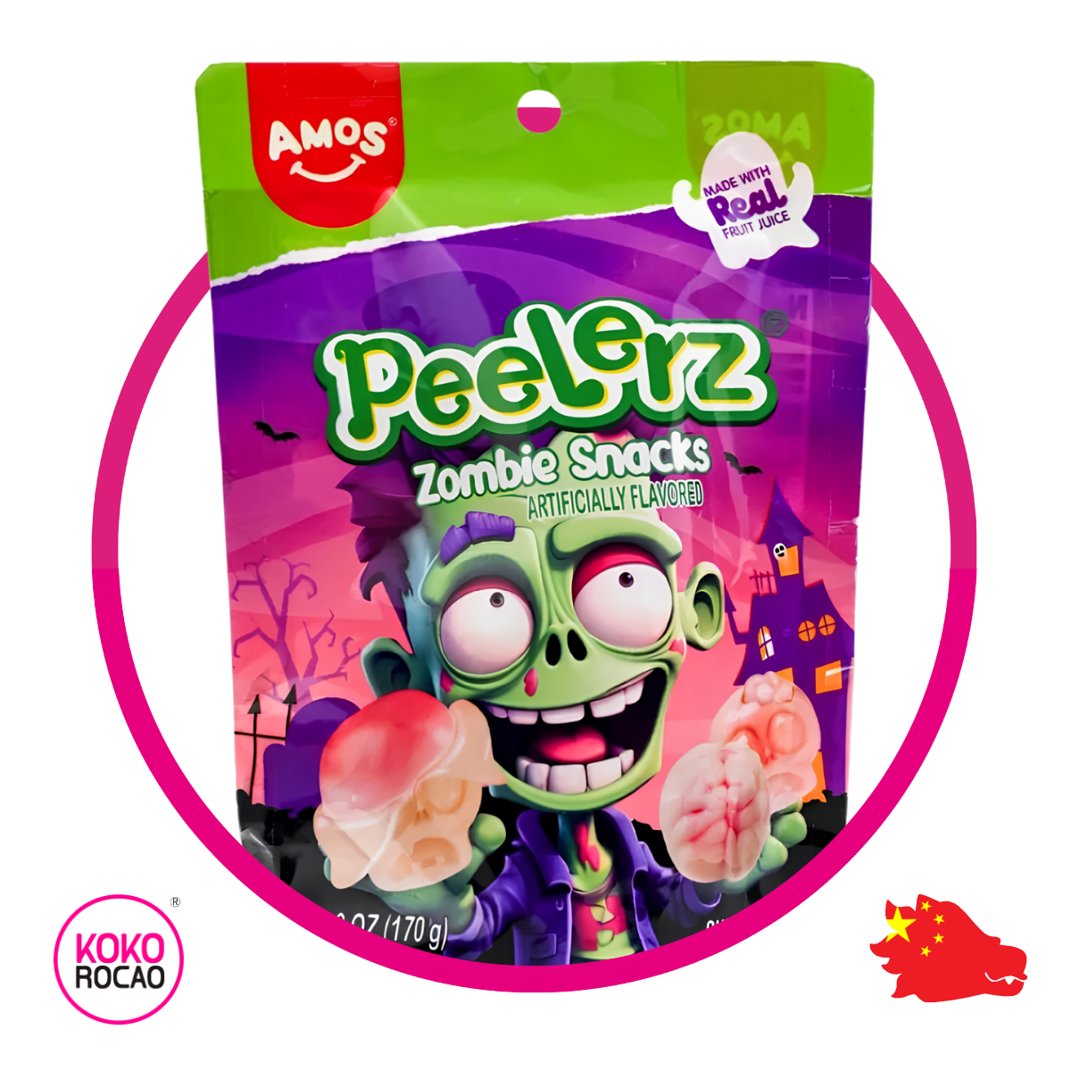 AMOS PEELERZ ZOMBIE GUMMY 105G