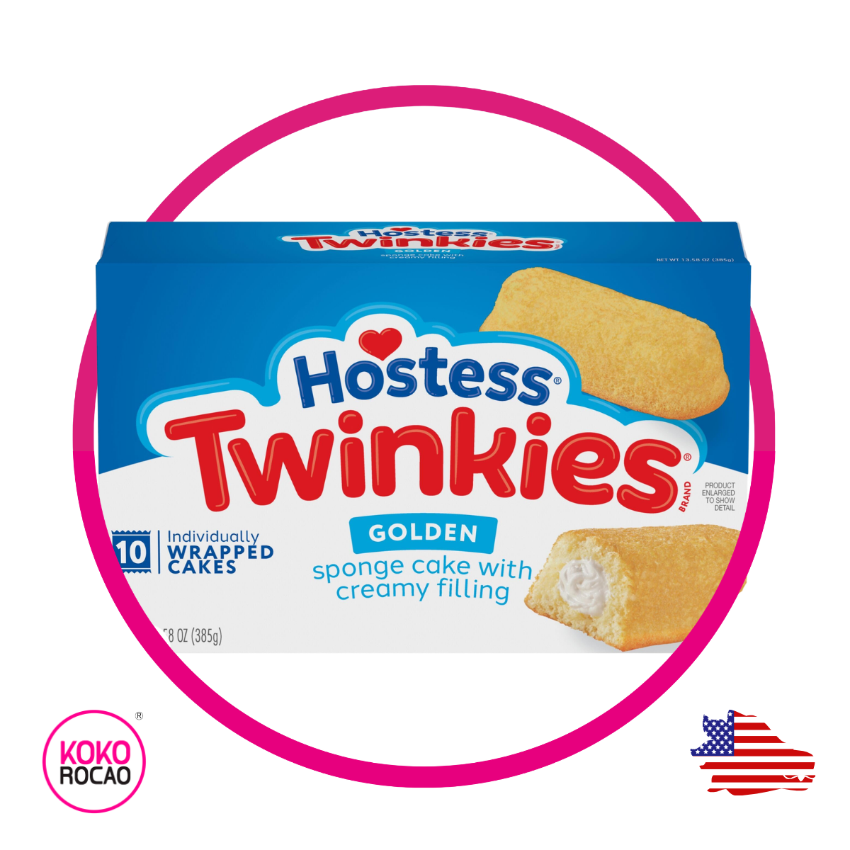 HOSTESS TWINKIES GOLDEN CAJA 385G