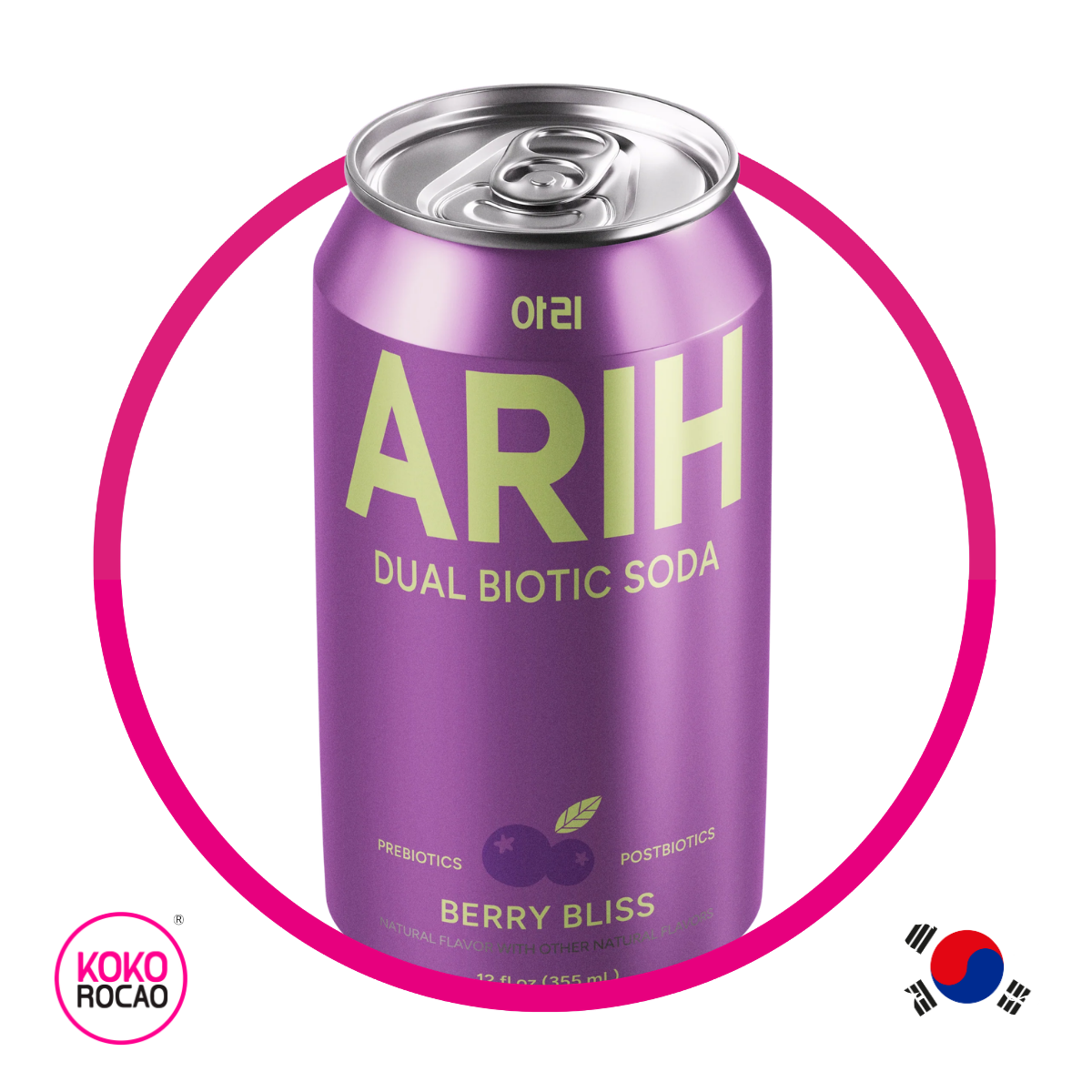 ARIH BERRY BLISS SODA 355ML