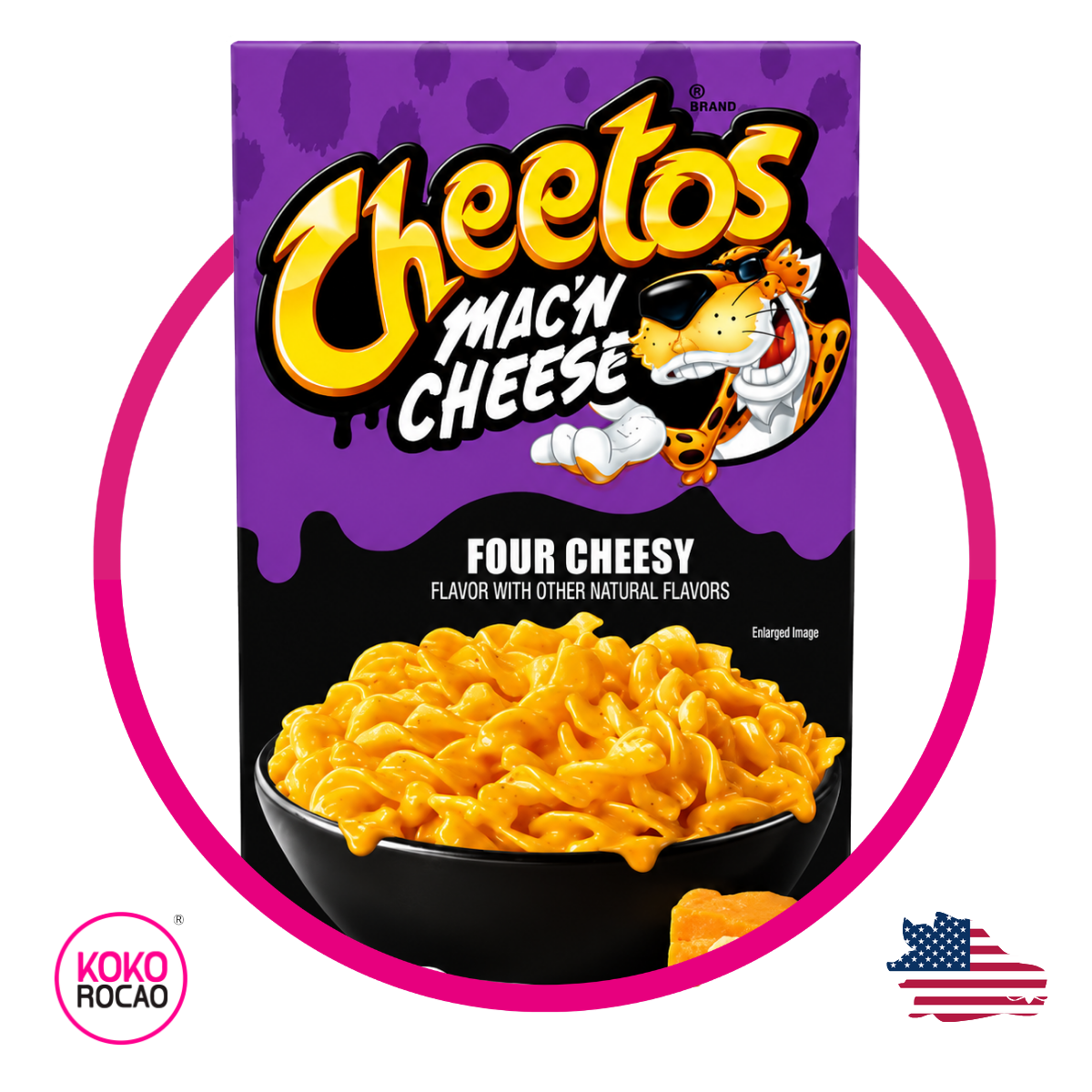 MACN CHEESE CHEETOS FOUR CHEESY PASTE CAJA 170G