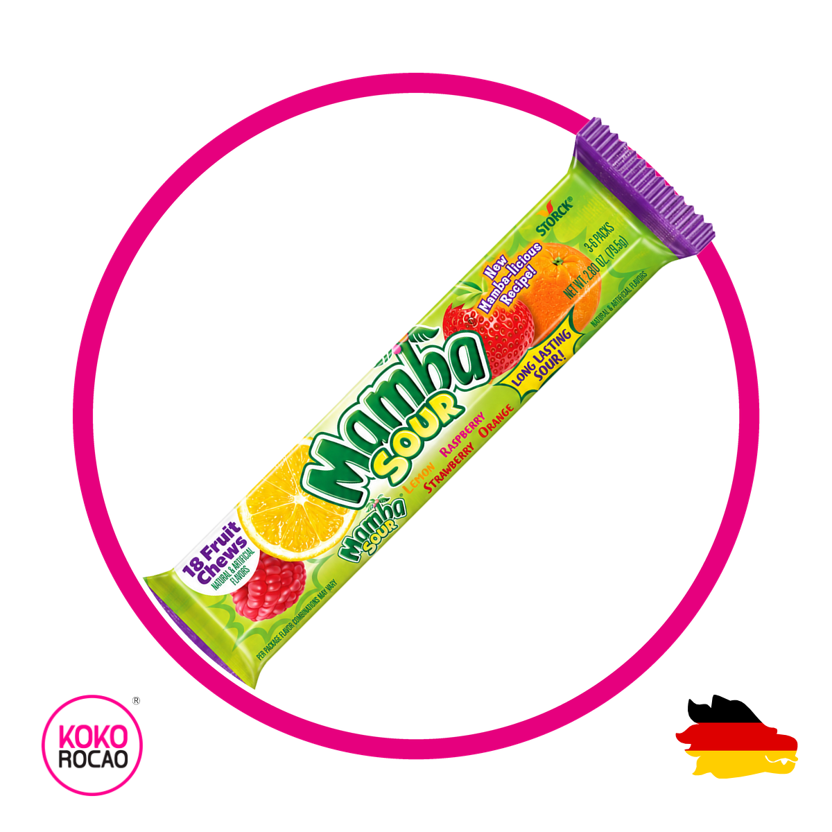 MAMBA SOUR SOFT CANDY 106GR