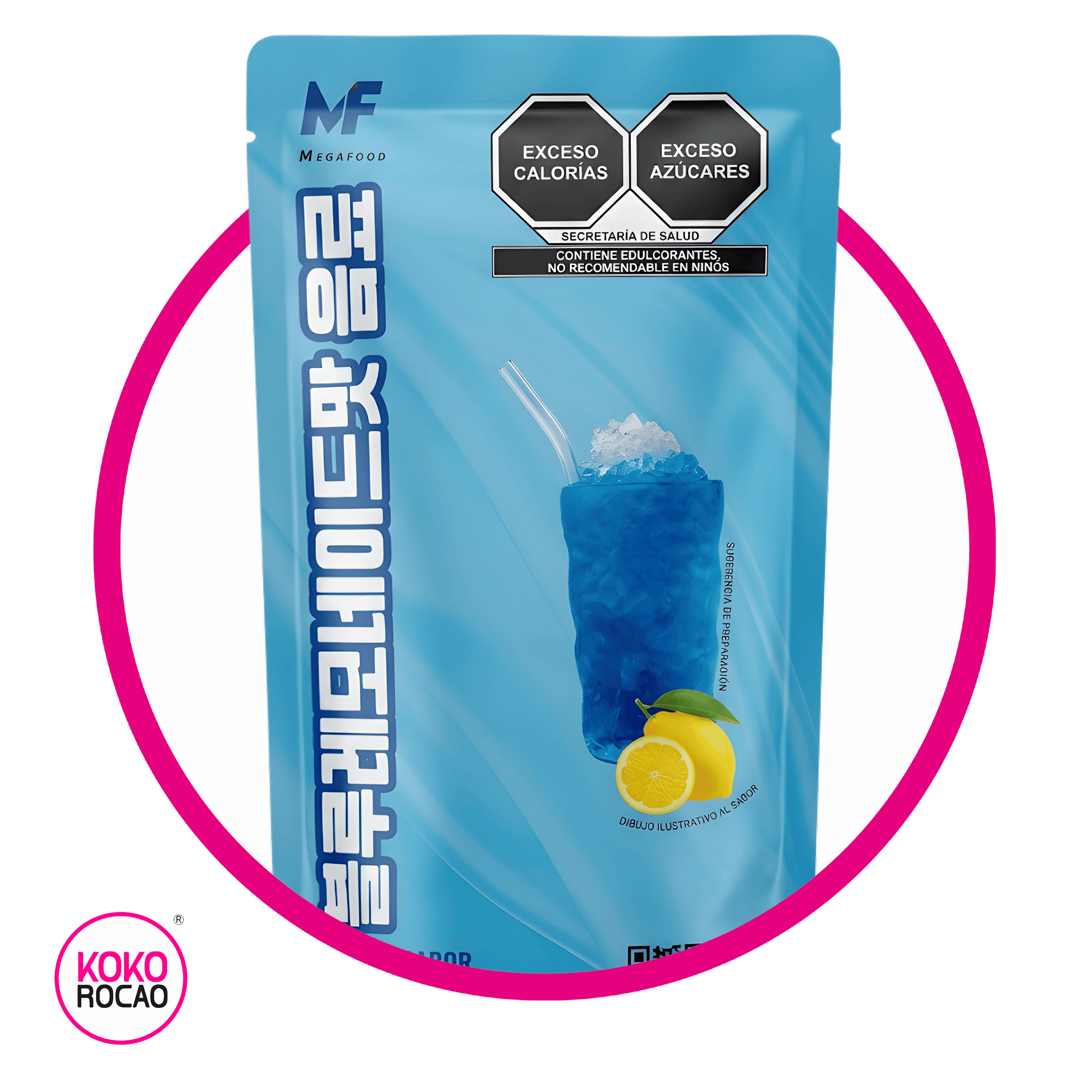 Bolsa de Megafood Blue Lemonade 230 ml