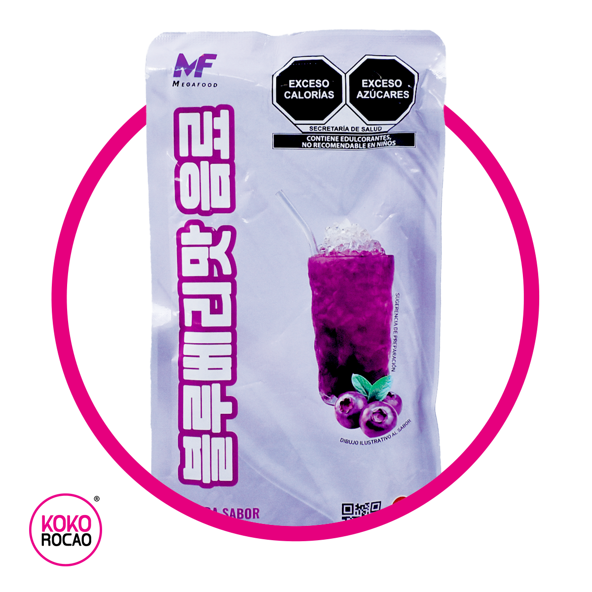 Bolsa de Megafood Bluberry 230 ml