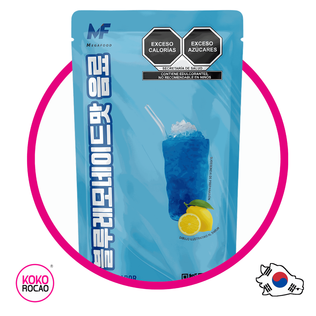 Bolsa de Megafood Blue Lemonade 230 ml