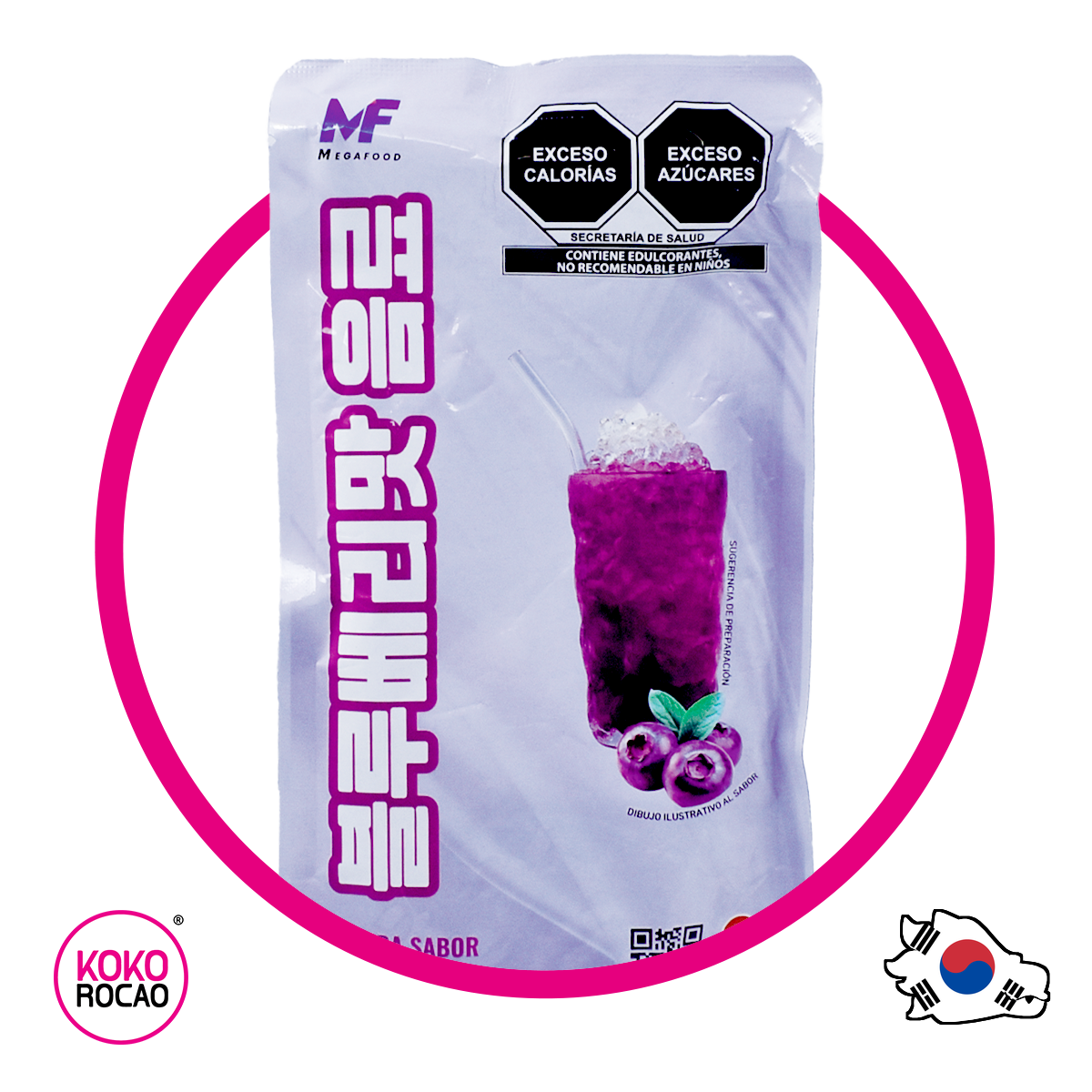 Bolsa de Megafood Bluberry 230 ml