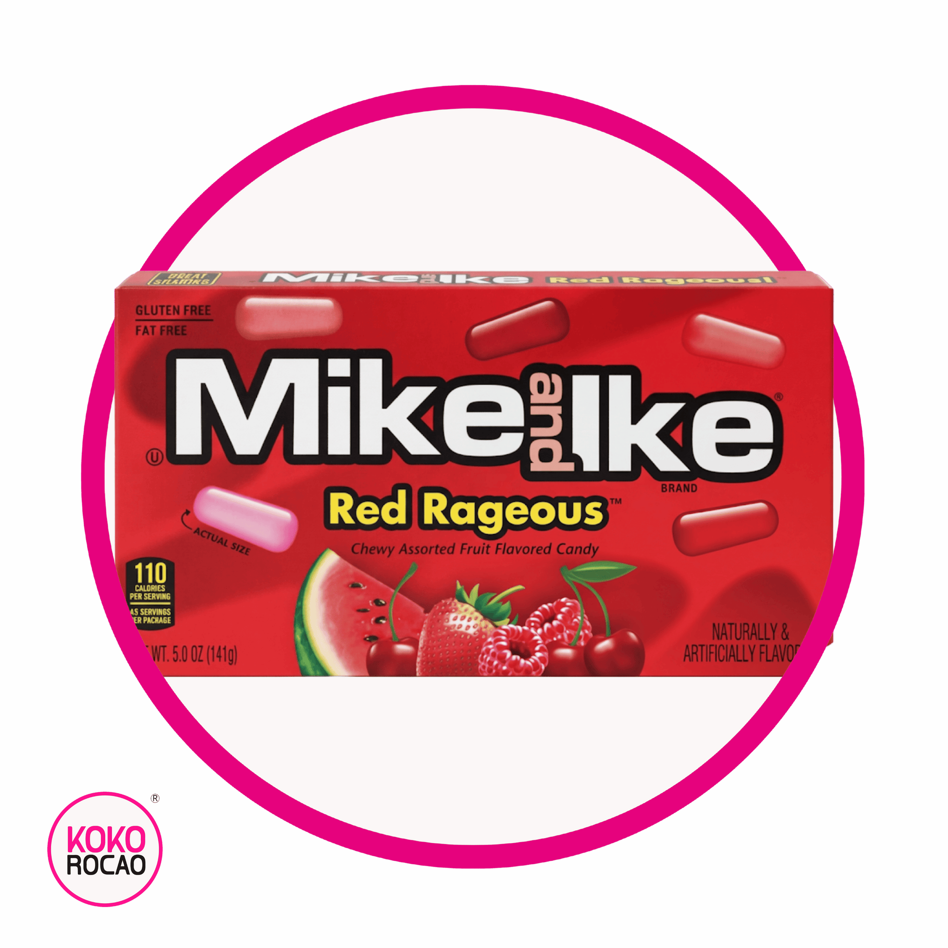 Caja de Mike And Ike Red Rageous! 120 g