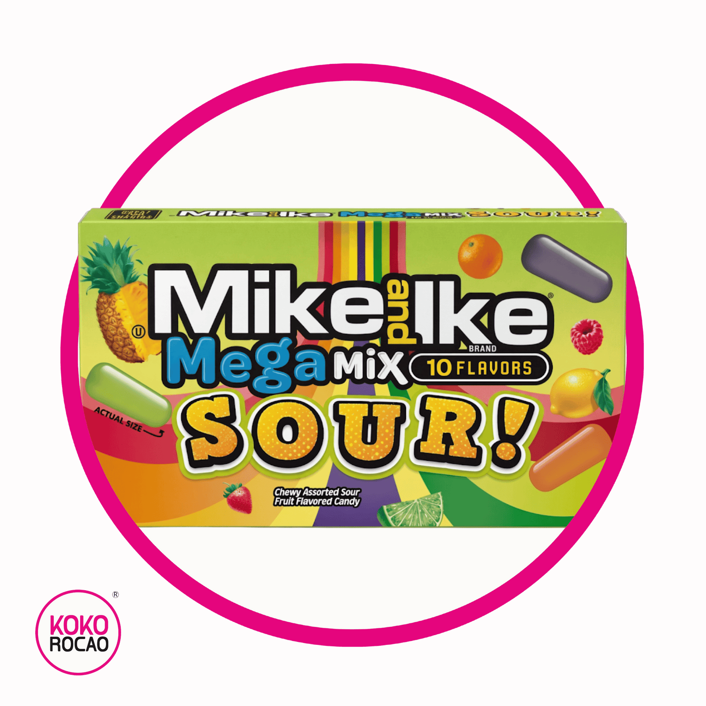 Mike And Ike Sour Mega Mix 120 g