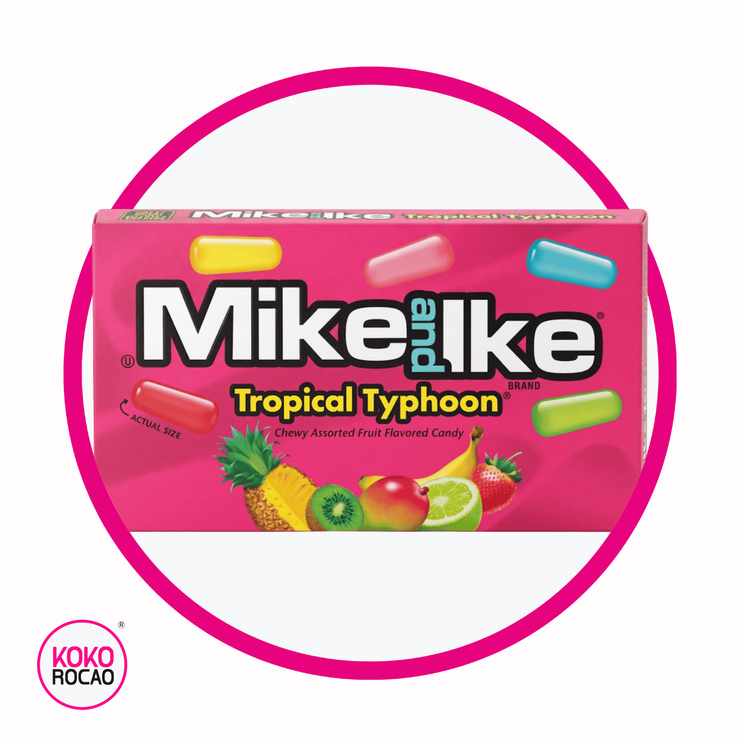 Caja de Mike And Ike Tropical Typhoon 120 g