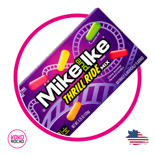 MIKE AND IKE THRILL RIDE SOFT CANDY CAJA 120GR