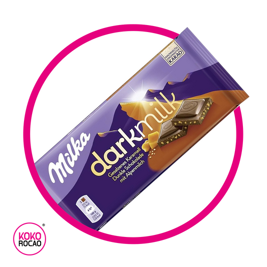 Milka Darkmilk Alpenmilck Karamel 85 g