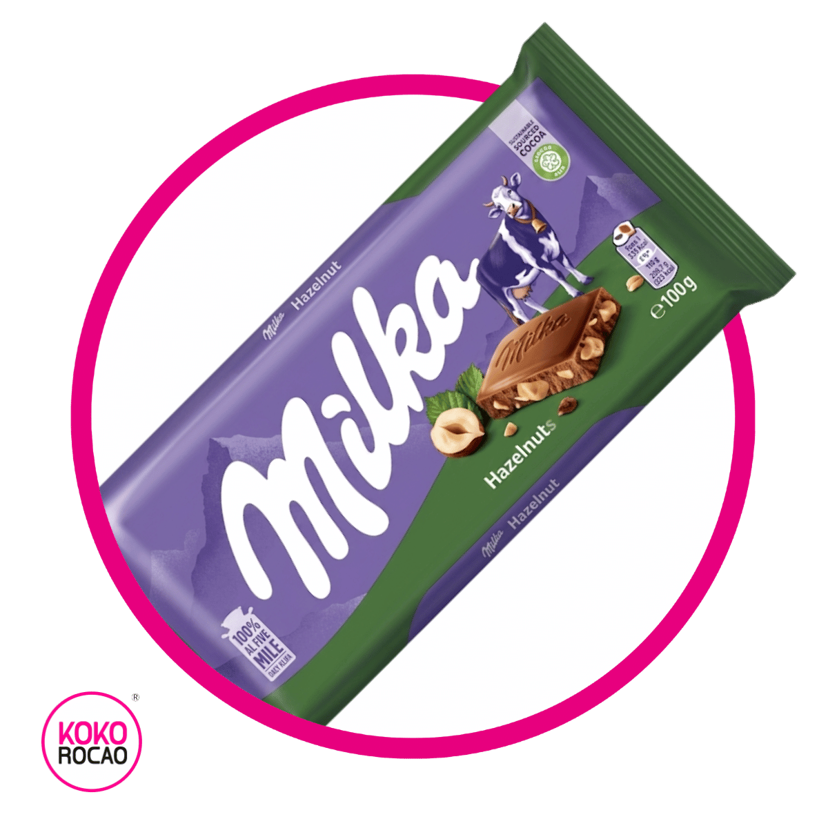 Milka Hazelnut Barra 100 g