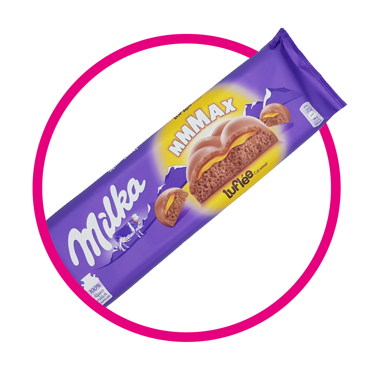 Milka Mmmax Luflee Caramel Barra 250 g