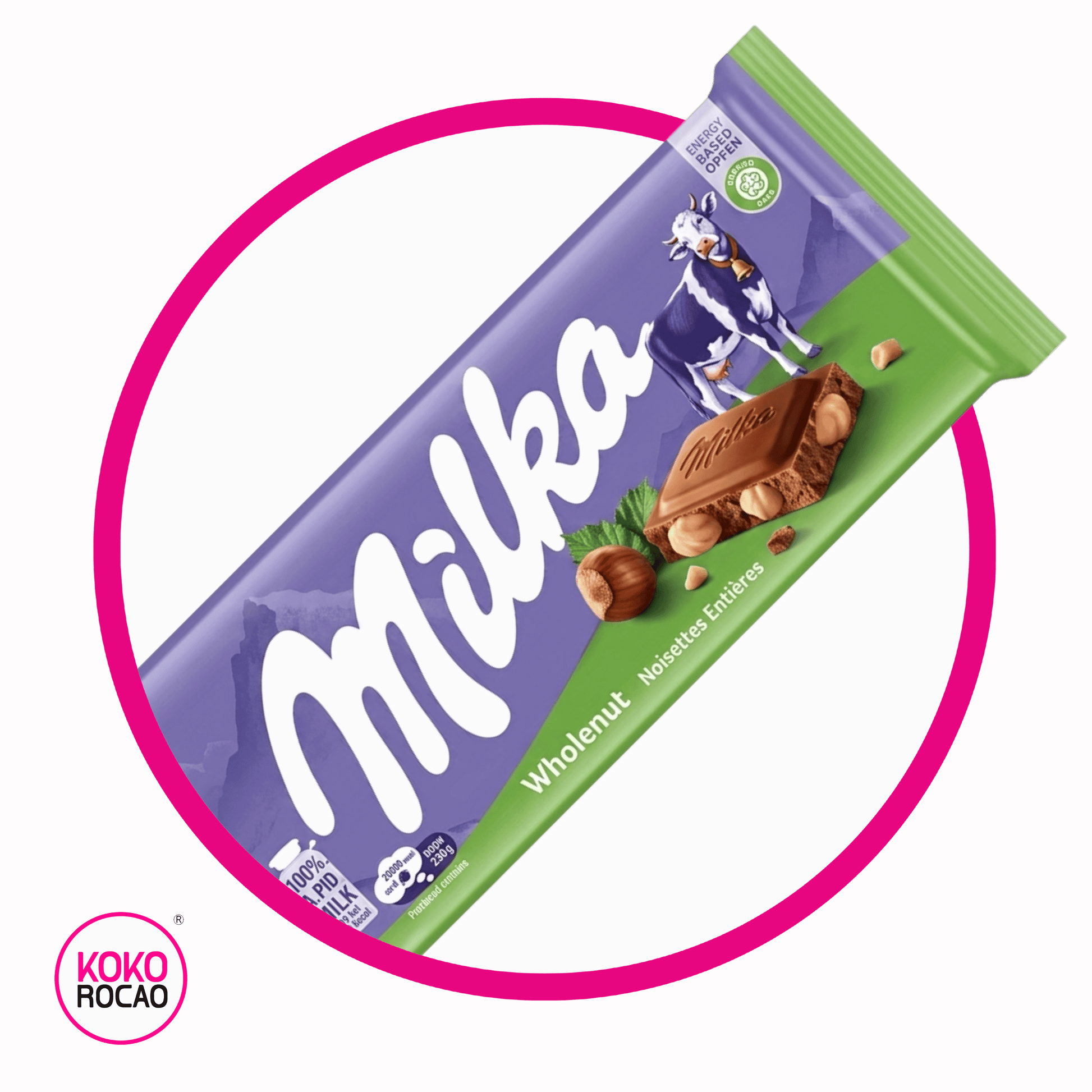 Milka Wholenut Chocolate 90 g