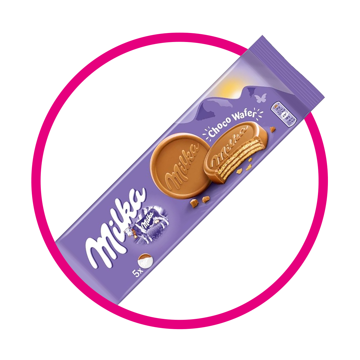 Caja de Milka Choco Wafer 150 g