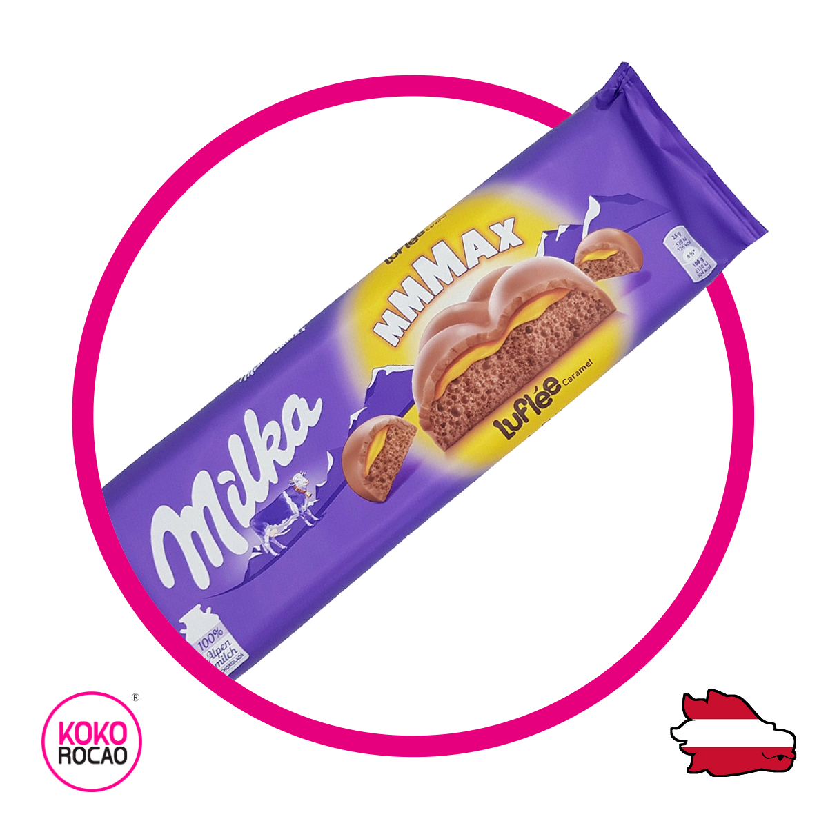 Milka Mmmax Luflee Caramel Barra 250 g