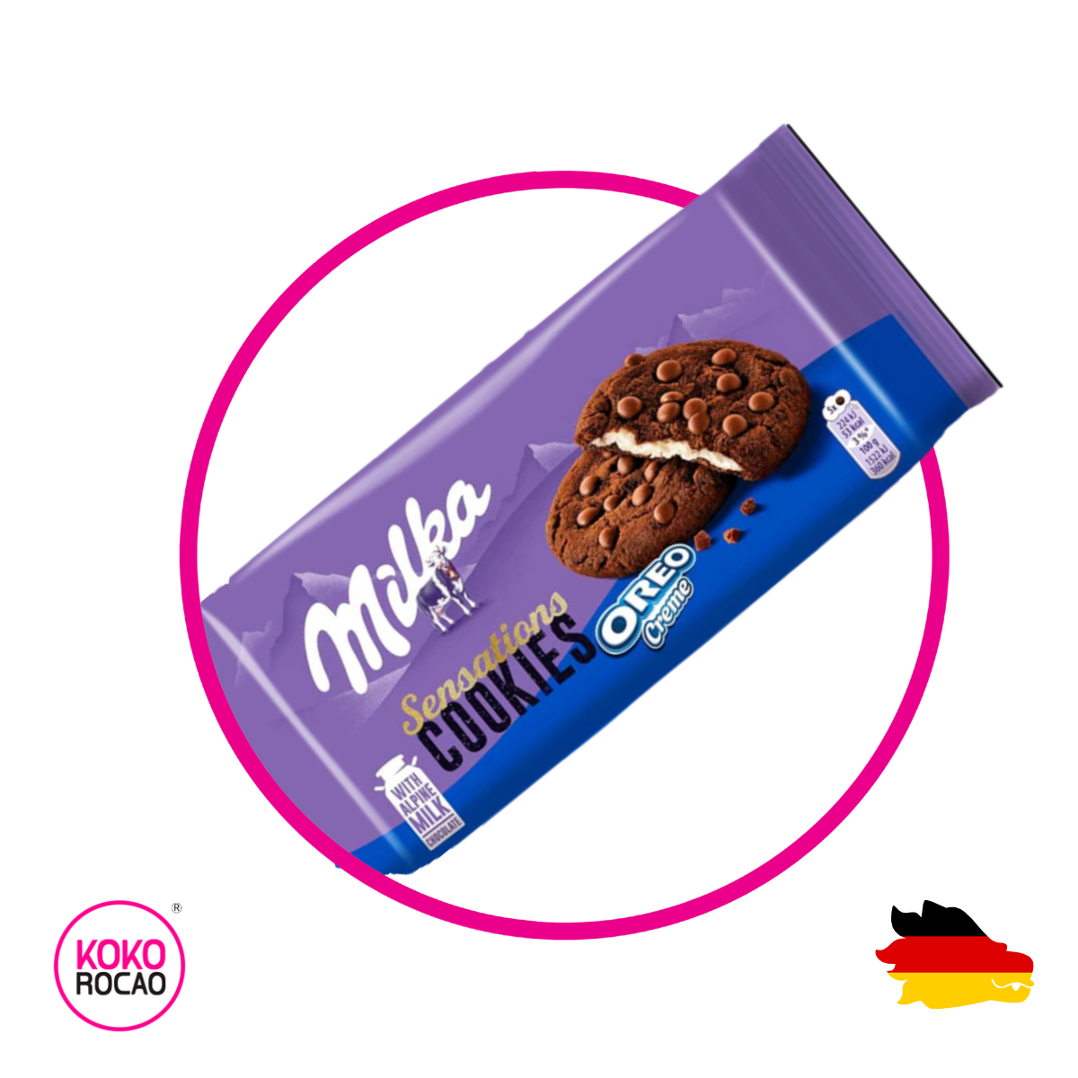 Caja de Milka Oreo Sensations 156 g