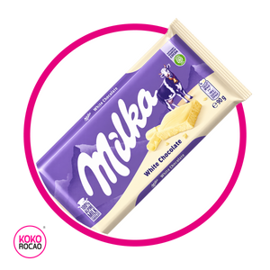 MILKA WHITE CHOCOLATE 90G