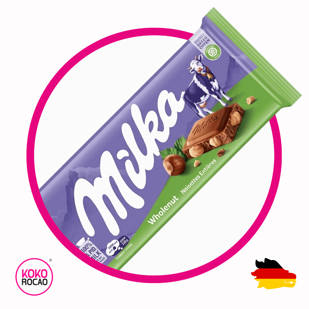 Milka Wholenut Chocolate 90 g