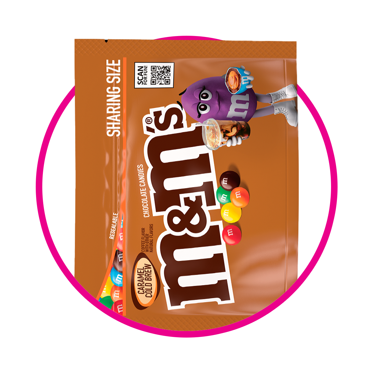 Bolsa de M&M's Caramel Cold Brew 256.6 g