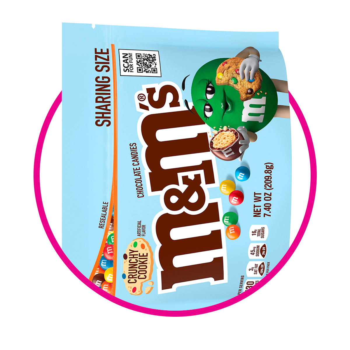 Bolsa de M&M's Crunchy 209.8 g