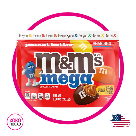 Bolsa de M&M's Mega Peanut Butter 243.8 g