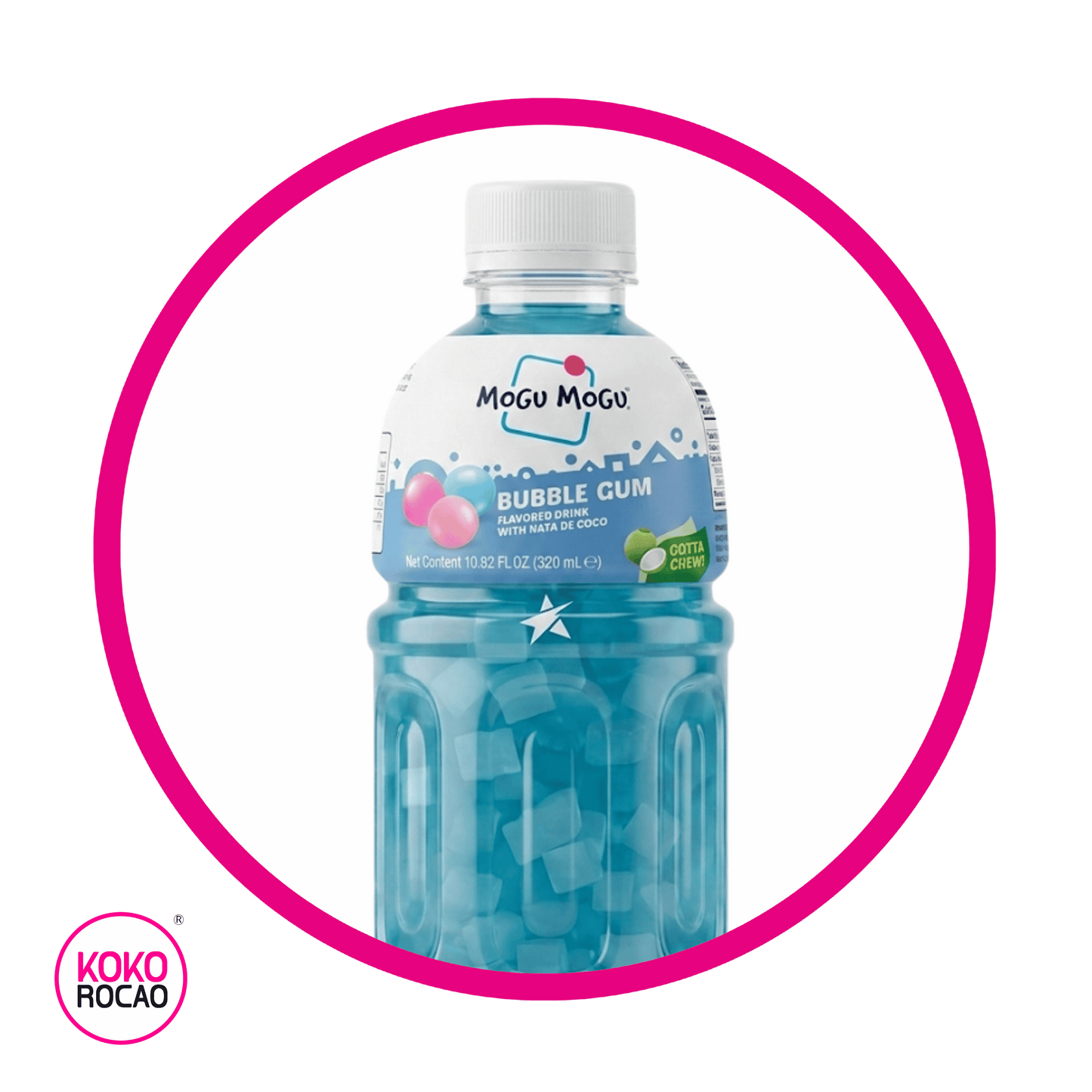 Botella de Mogu Mogu Bubble Gum 320 ml
