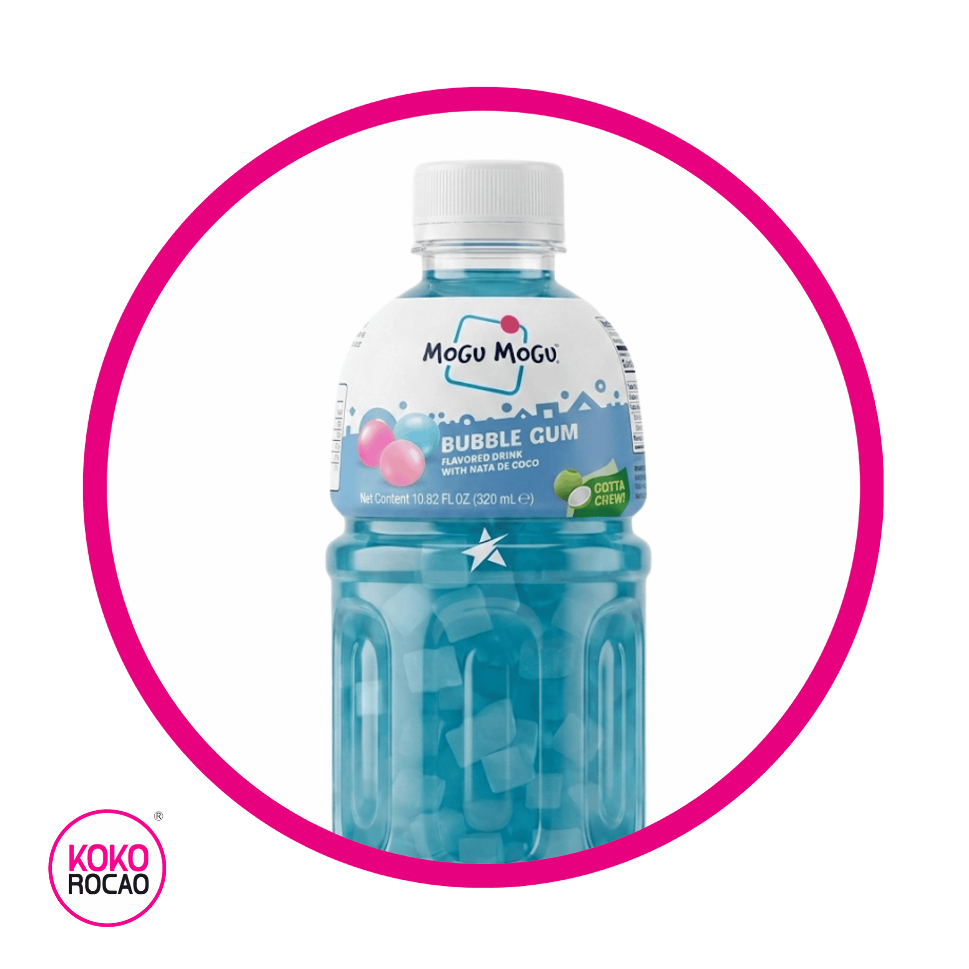 Botella de Mogu Mogu Bubble Gum 320 ml