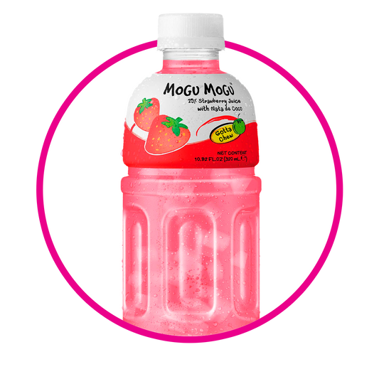 Botella de Mogu Mogu Strawberry 320 ml